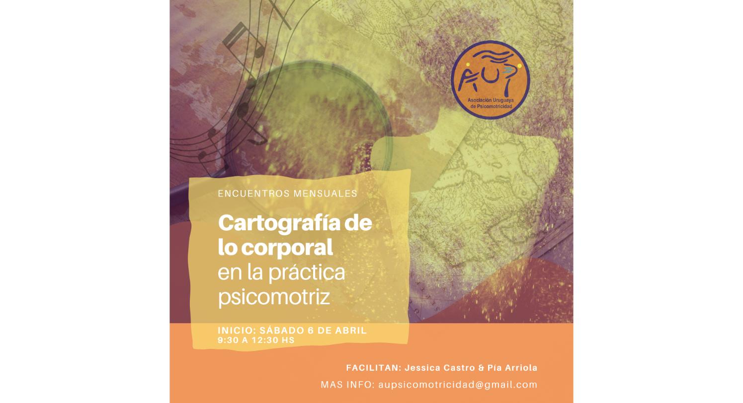 Flyer Cartografía de lo corporal en la práctica psicomotriz